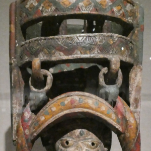 Mask with Two Birds - Yoruba Africa 19th Century